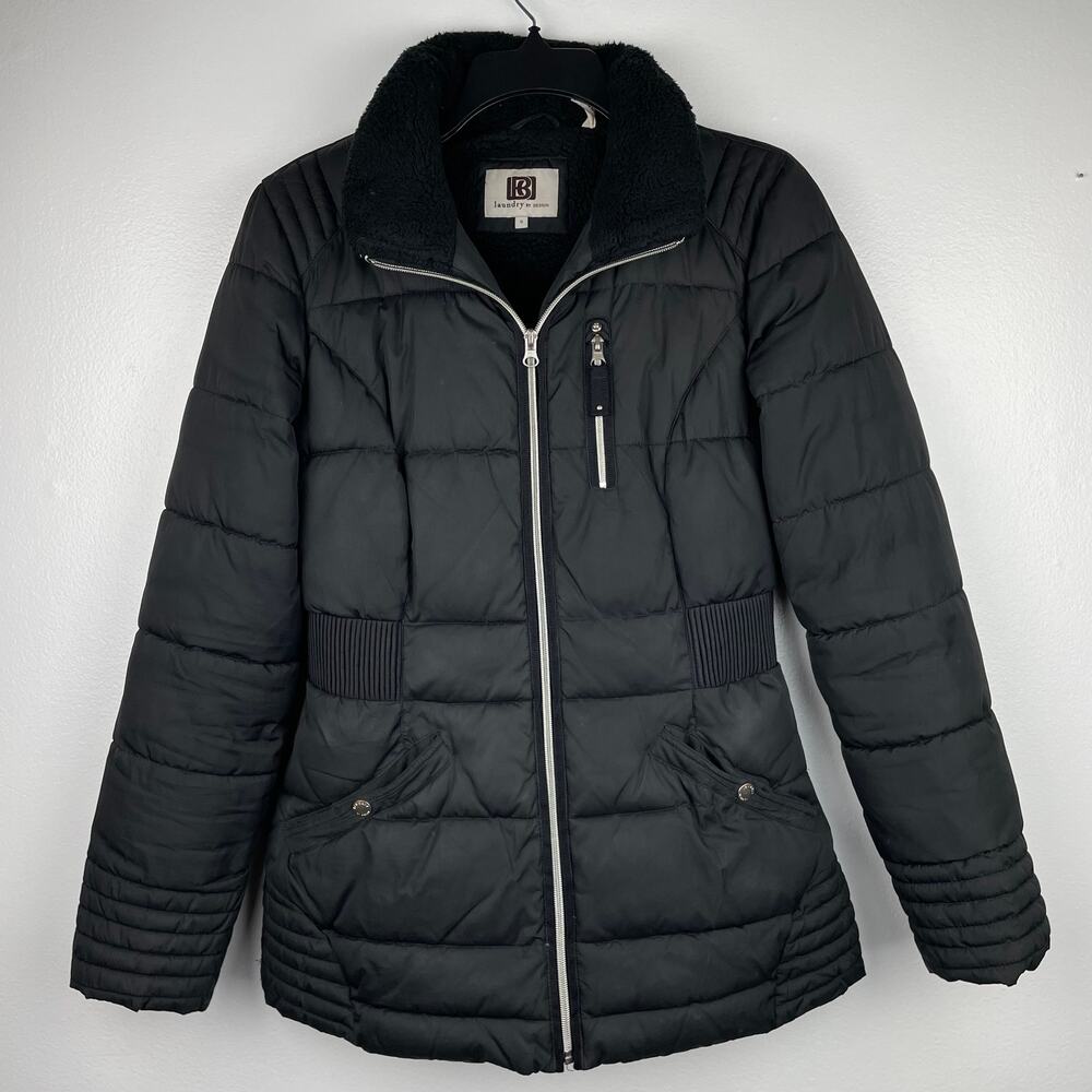 Laundry by Design Black Puffer Coat